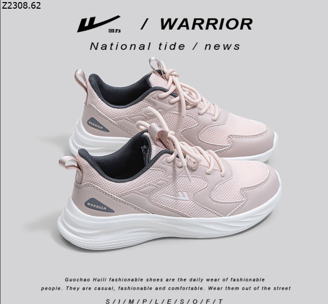 giày warrior, hãng giày warrior, bảng size giày warrior, thương hiệu giày warrior, review giày warrior, giày warrior hồng